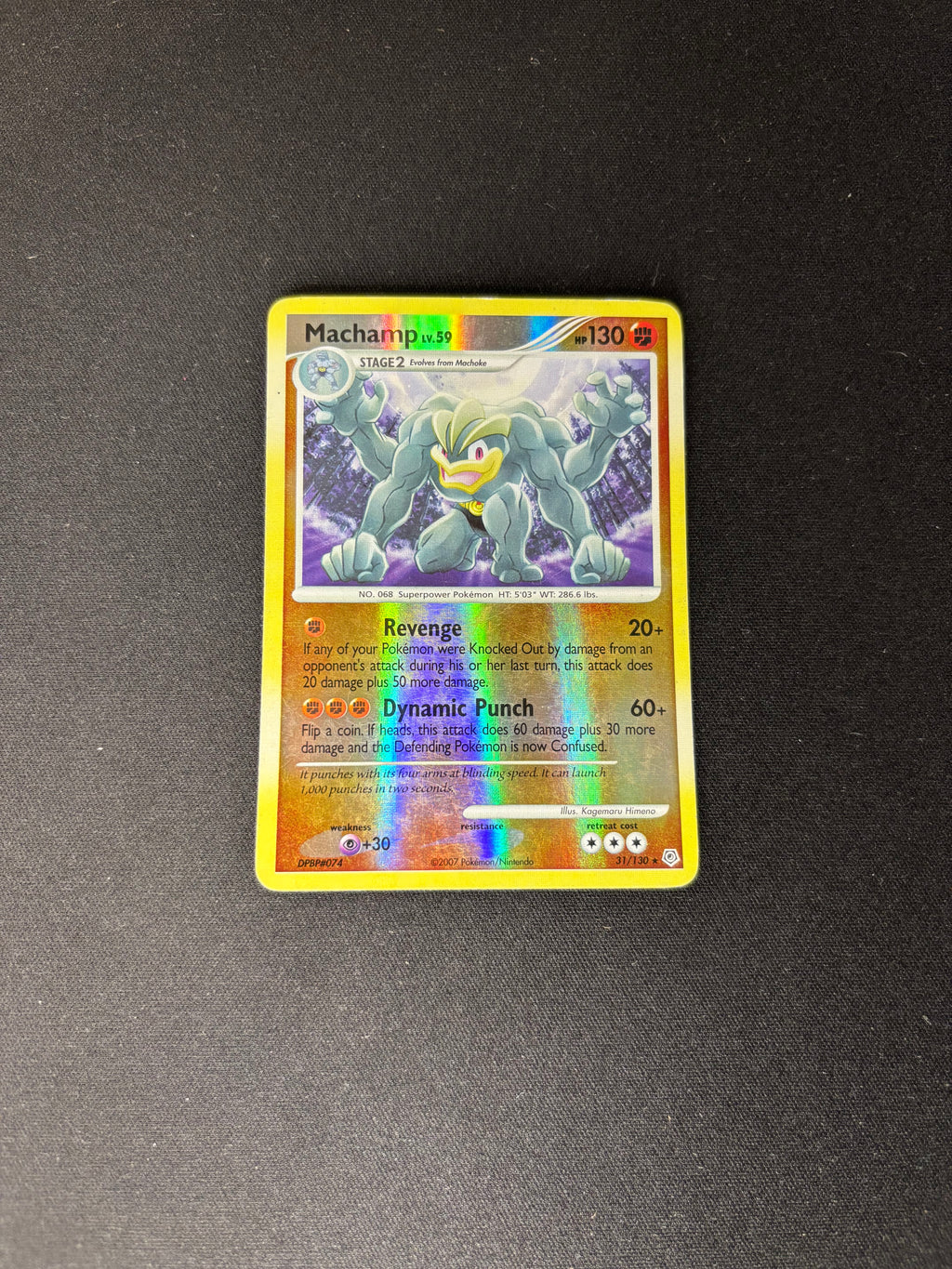 Machamp – Diamond and Pearl – Reverse Holo – #31 – MP