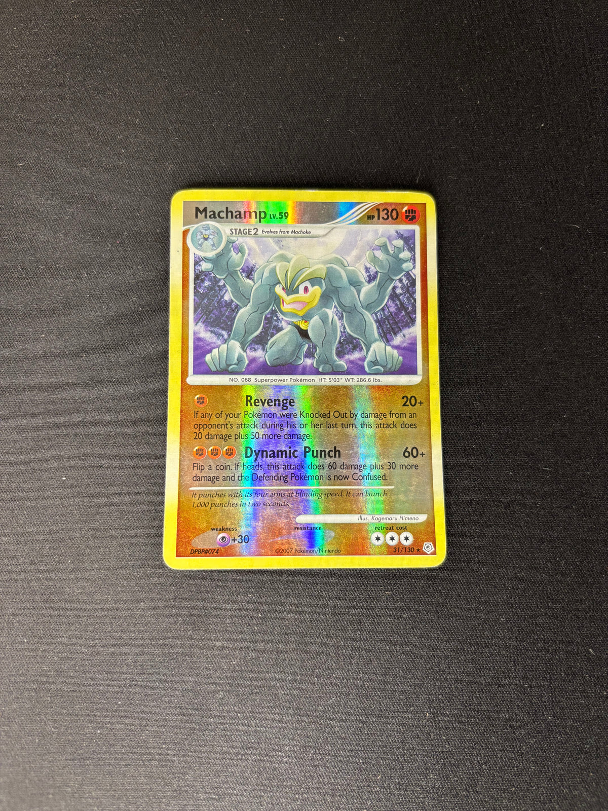Machamp – Diamond and Pearl – Reverse Holo – #31 – MP