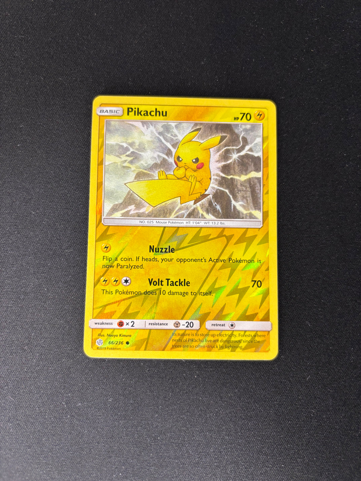 Pikachu – Cosmic Eclipse – Reverse Holo – #66/236 – NM