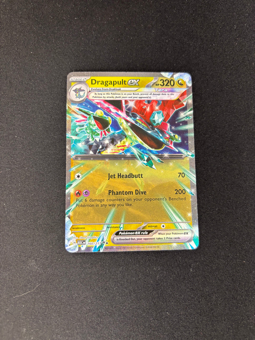 Dragapult ex – Ascended Heroes – #160/217 – NM