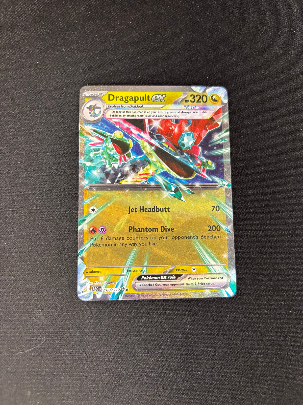 Dragapult ex – Ascended Heroes – #160/217 – NM