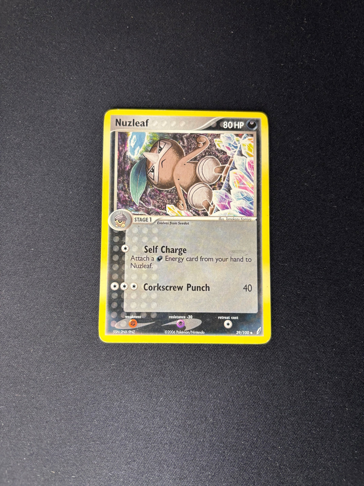 Nuzleaf – EX Crystal Guardians – #39 – LP