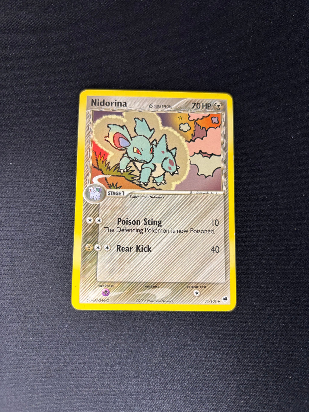 Nidorina – EX Dragon Frontiers – Delta Species – #34/101 – LP