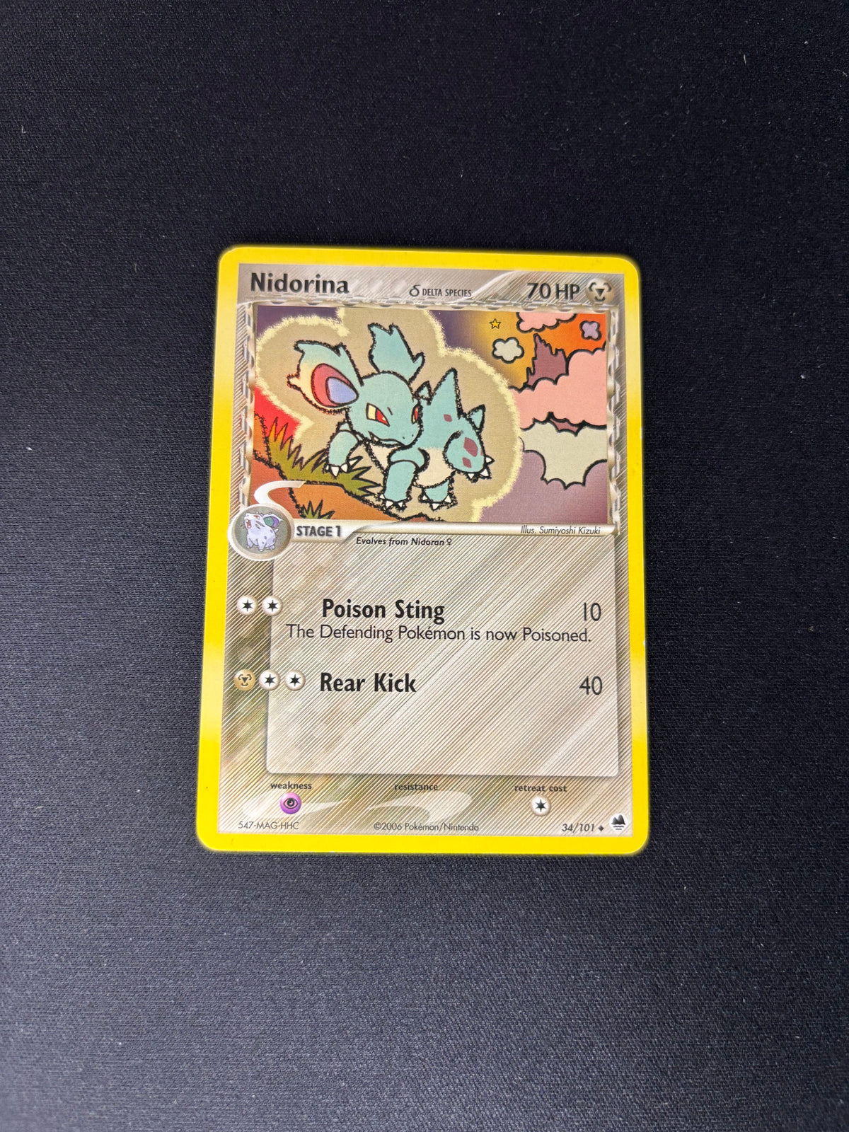 Nidorina – EX Dragon Frontiers – Delta Species – #34/101 – LP