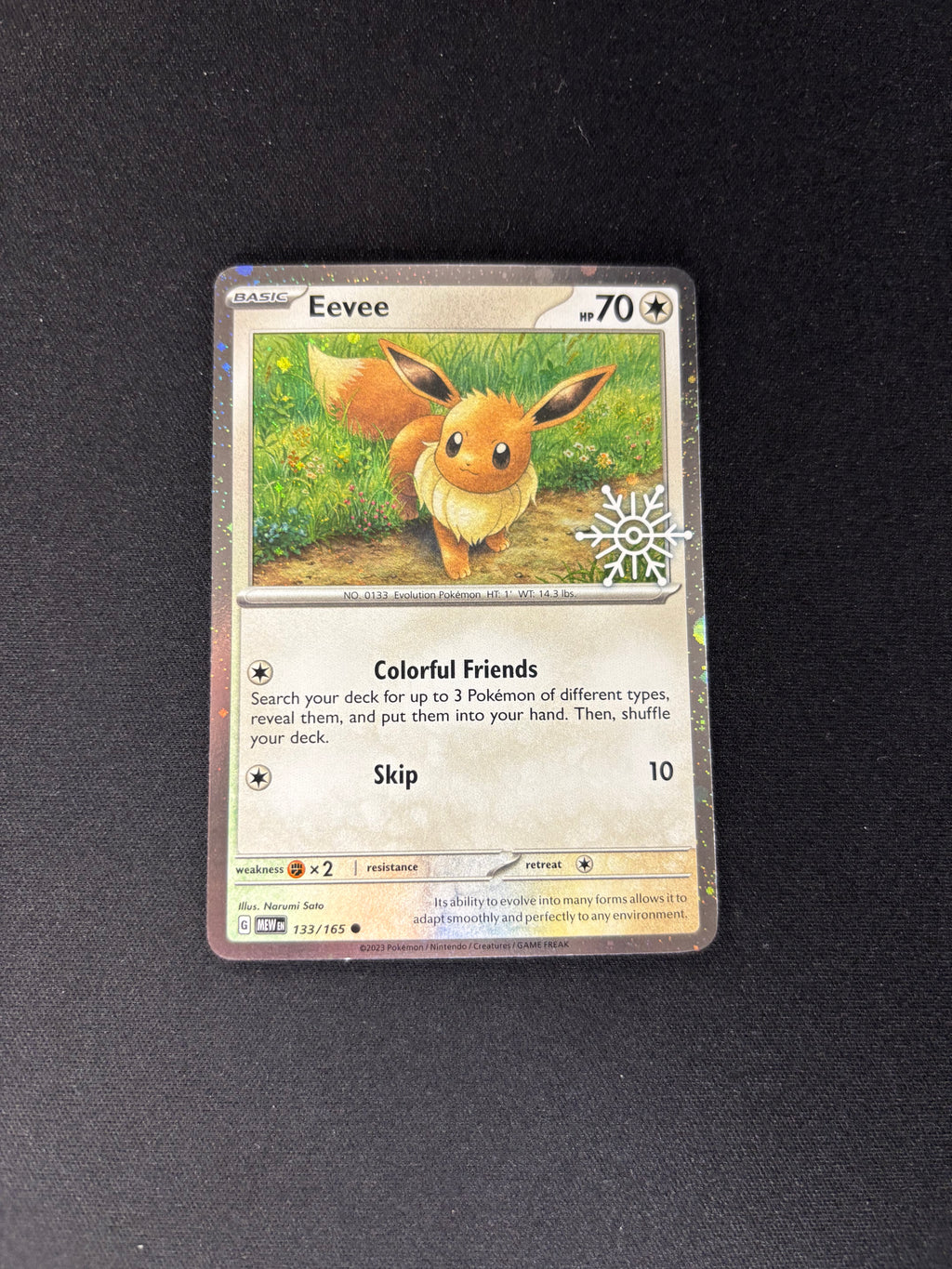 Eevee – Miscellaneous Cards & Products – Holiday Calendar – #133/165 – NM