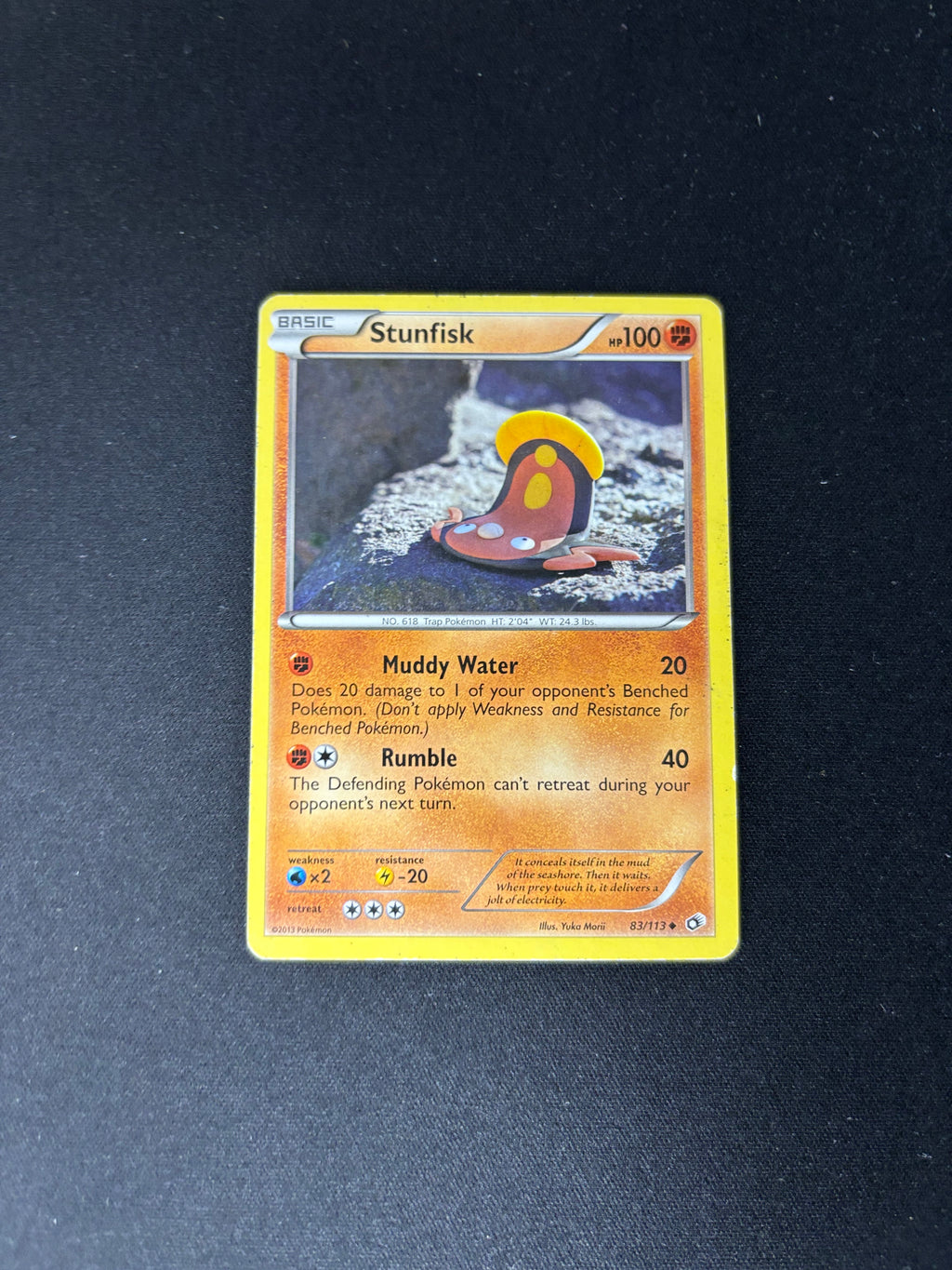 Stunfisk – Legendary Treasures – #83 – DMG