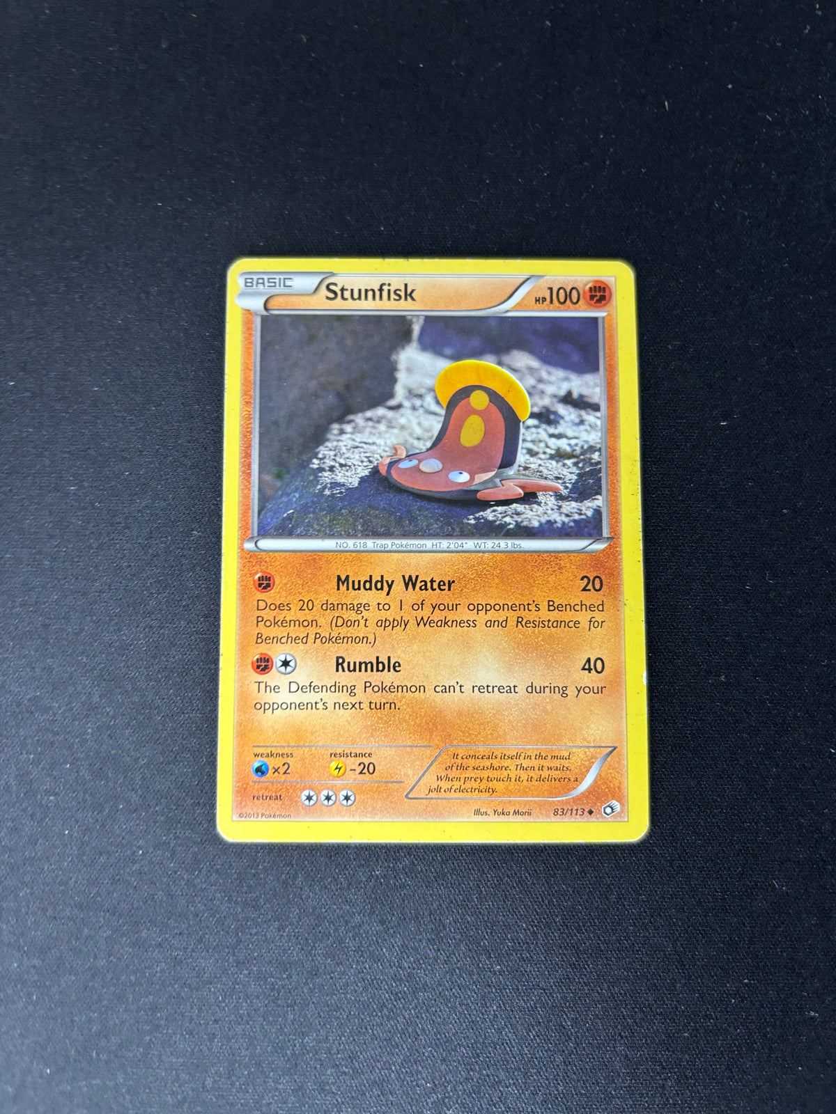 Stunfisk – Legendary Treasures – #83 – DMG