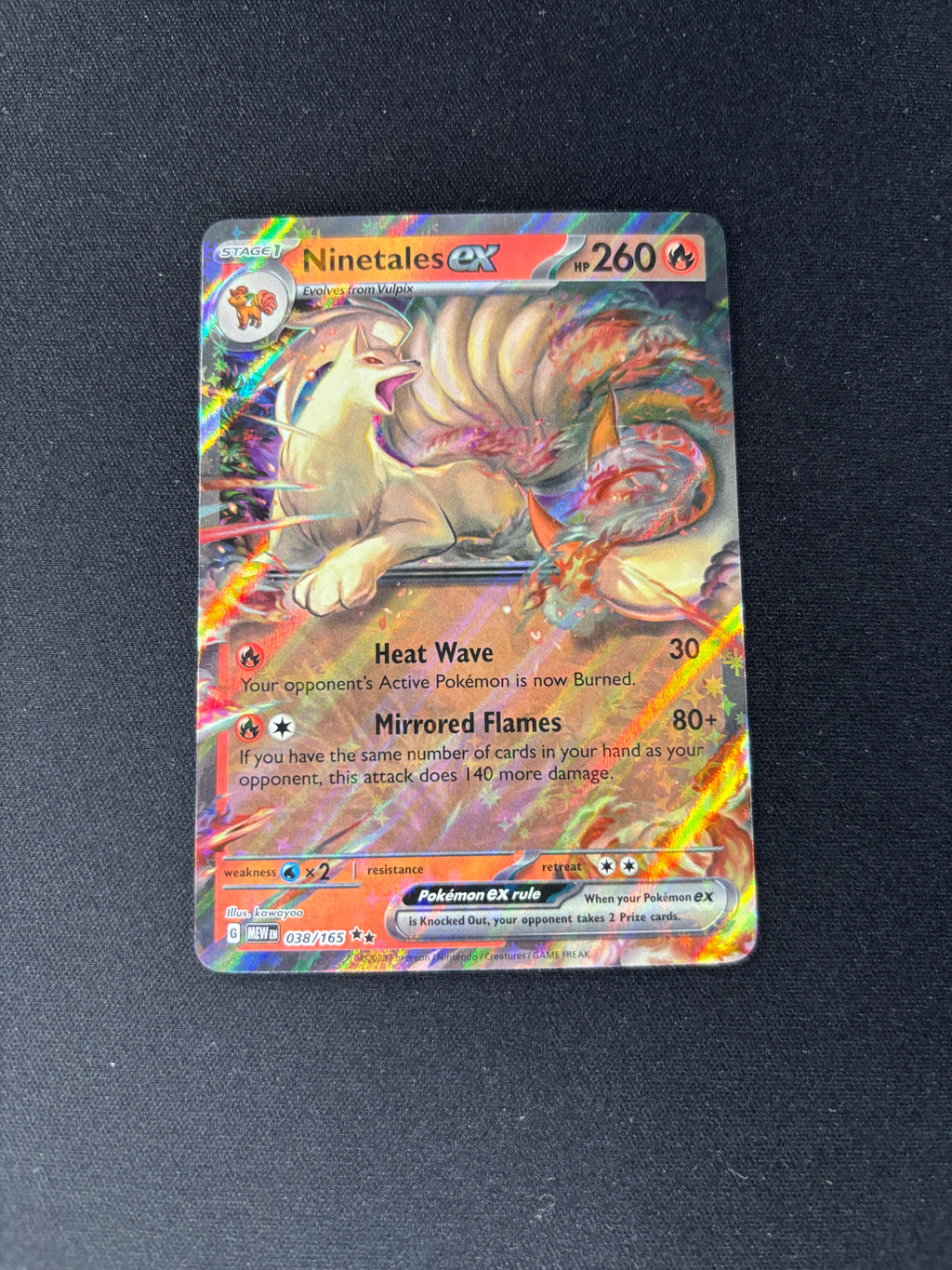 Ninetales ex – SV: 151 – #038/165 – NM