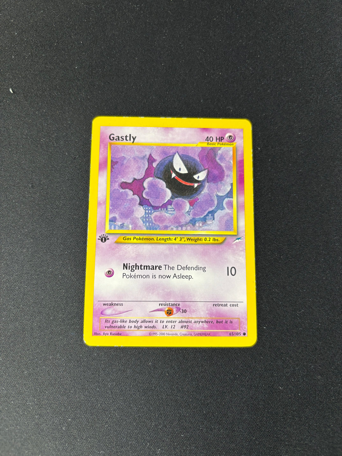 Gastly – Neo Destiny – 1st Edition – #65 – MP
