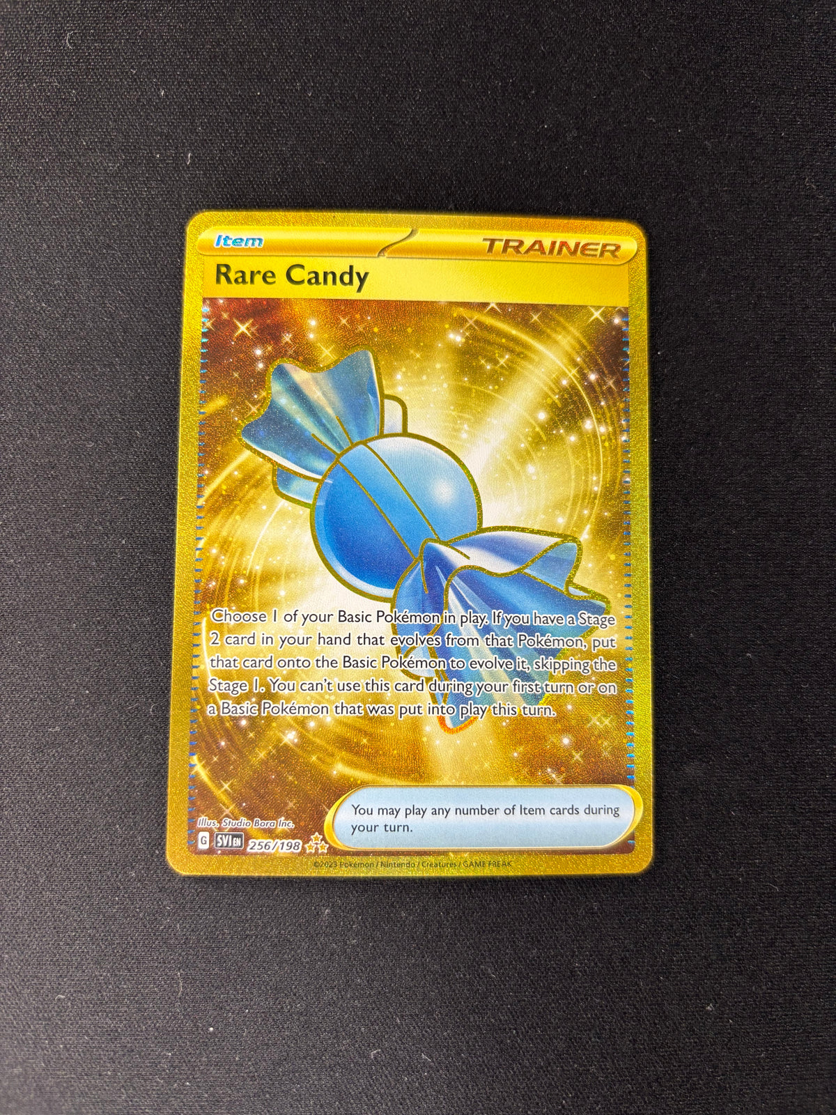 Rare Candy – Scarlet & Violet Base Set – Hyper Rare – #256/198 – NM