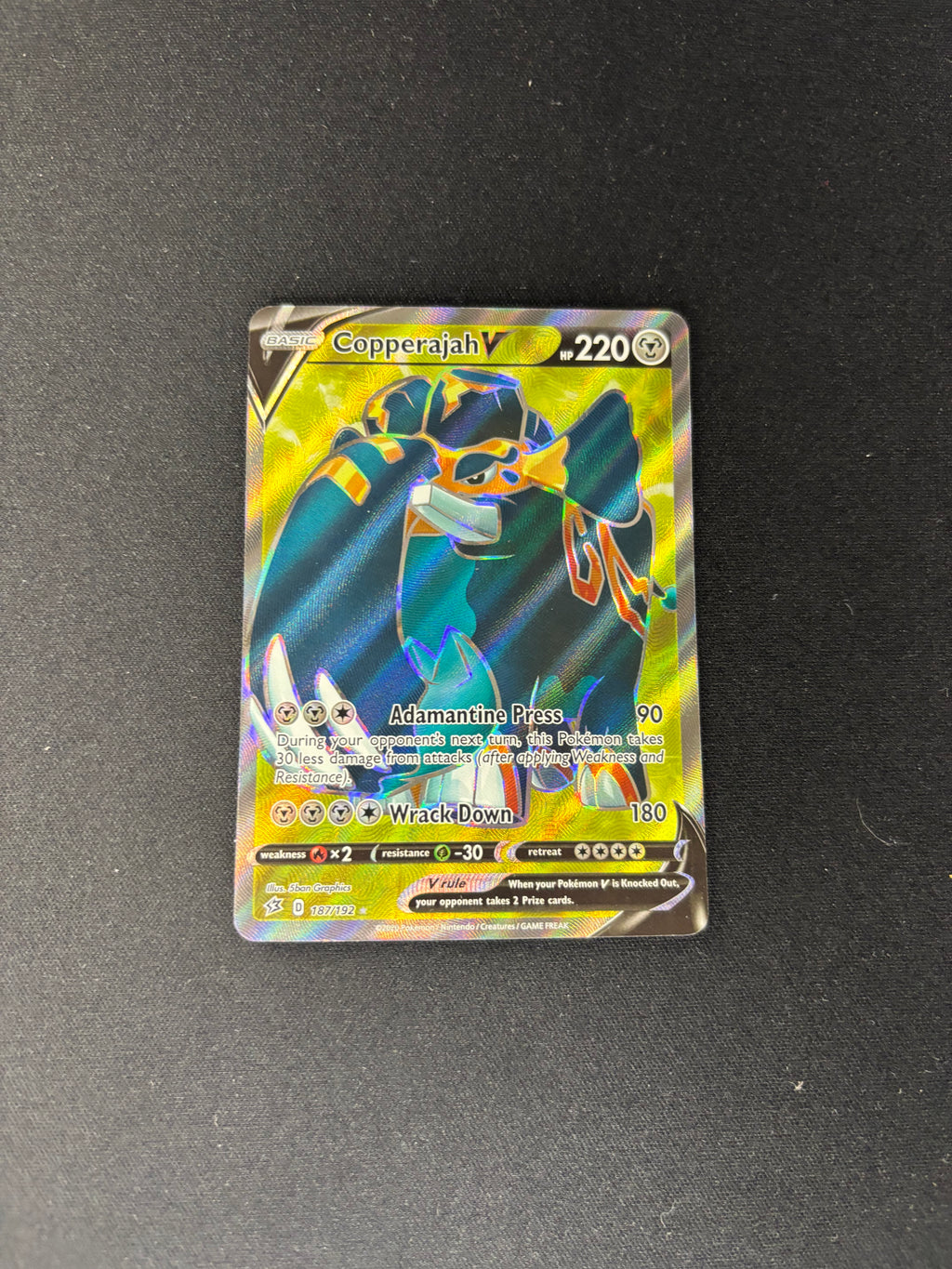 Copperajah V – Rebel Clash – Full Art – #187/192 – NM