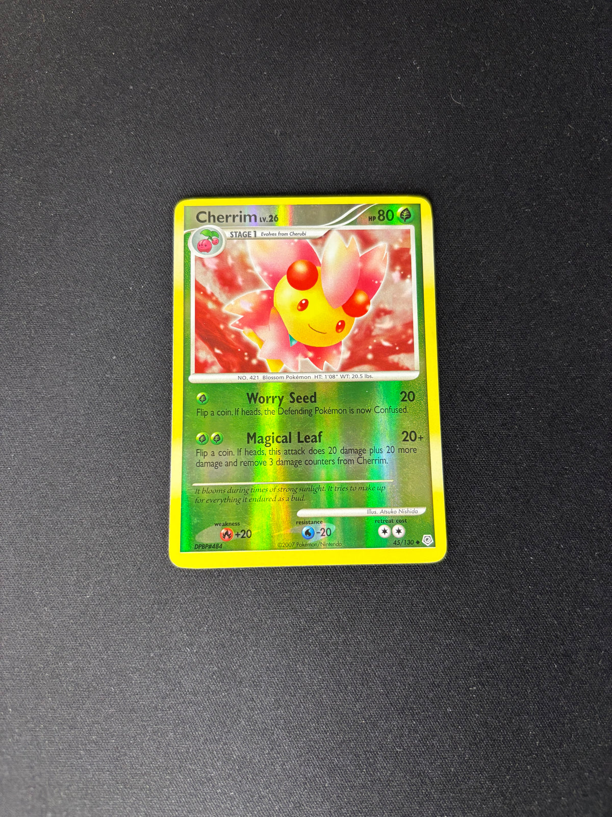 Cherrim – Diamond and Pearl – Reverse Holo – #45 – MP
