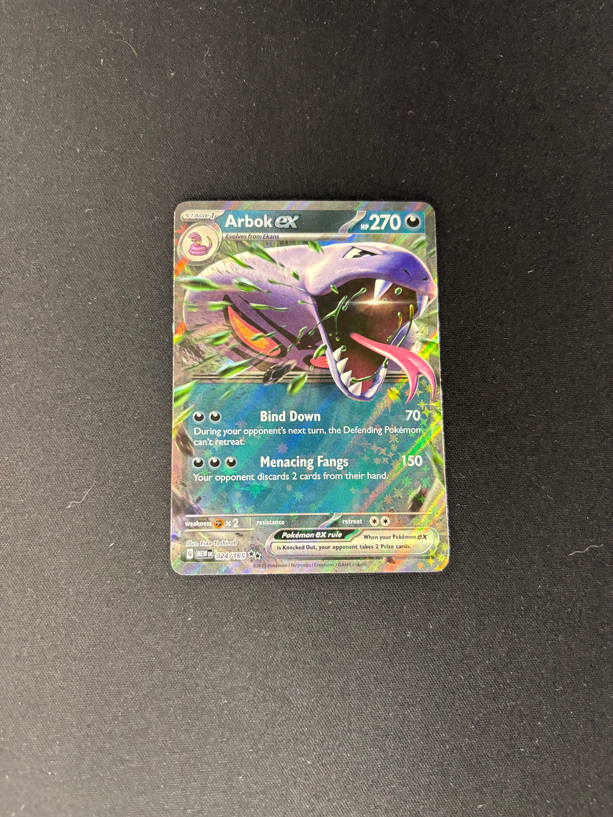 Arbok ex – SV: 151 – #024/165 – NM