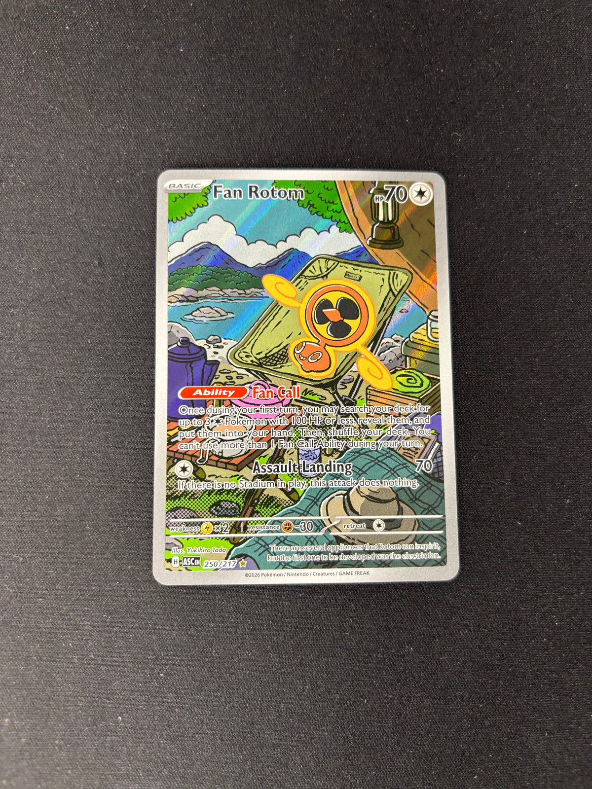 Fan Rotom – Ascended Heroes – Illustration Rare – #250/217 – NM