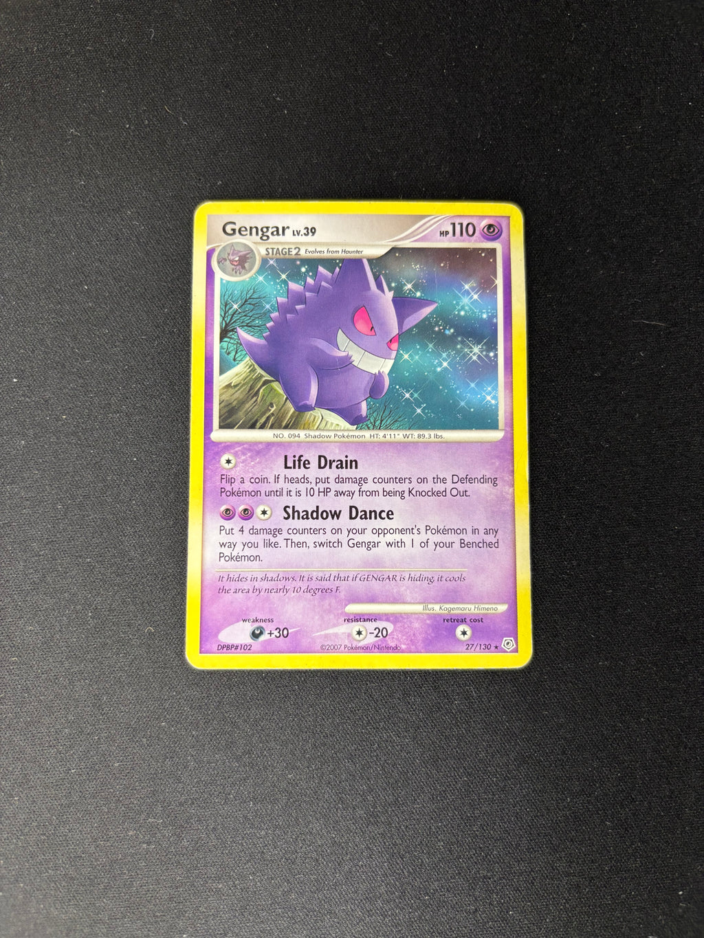 Gengar – Diamond and Pearl – #27 – HP