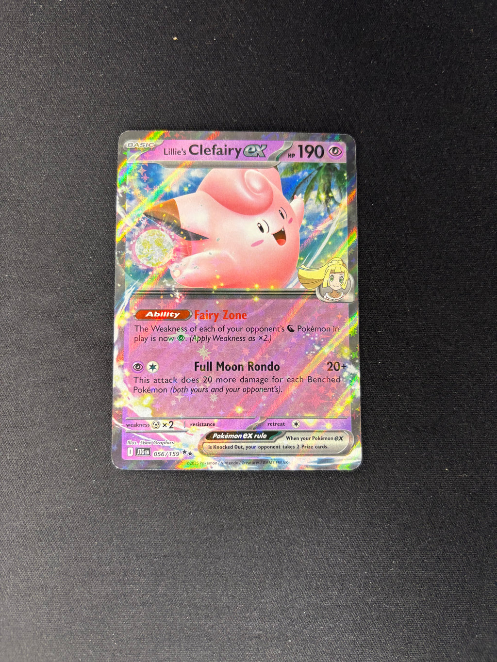 Lillie's Clefairy ex – Journey Together – #056/159 – NM