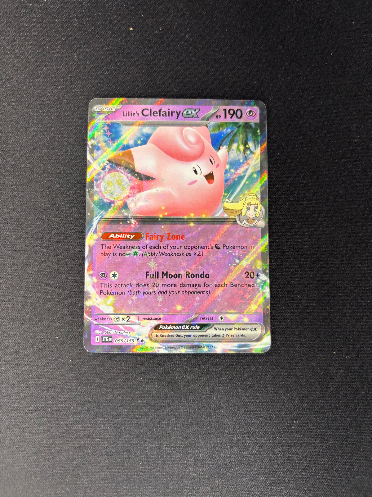 Lillie's Clefairy ex – Journey Together – #056/159 – NM