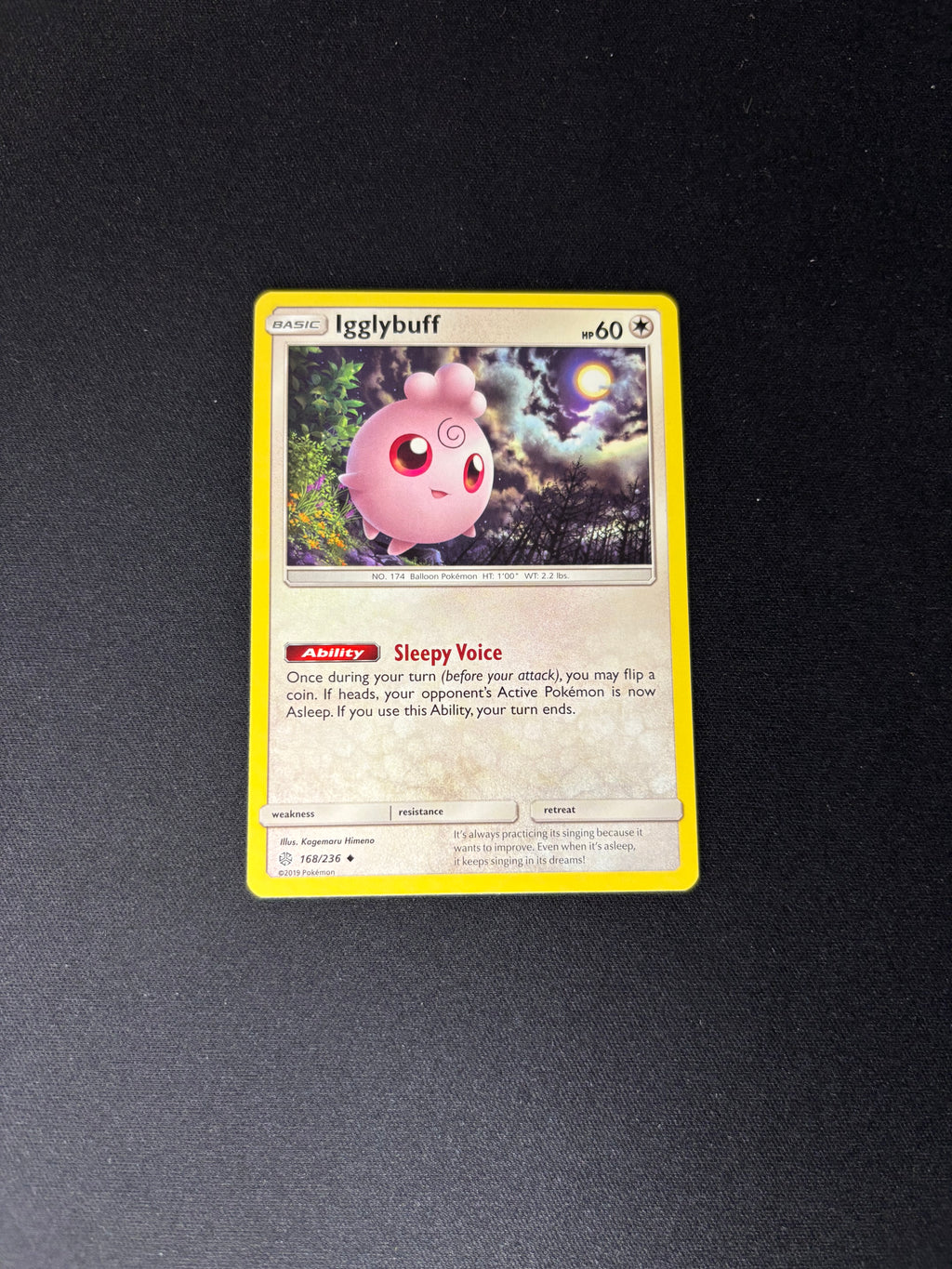 Igglybuff – Cosmic Eclipse – #168/236 – NM