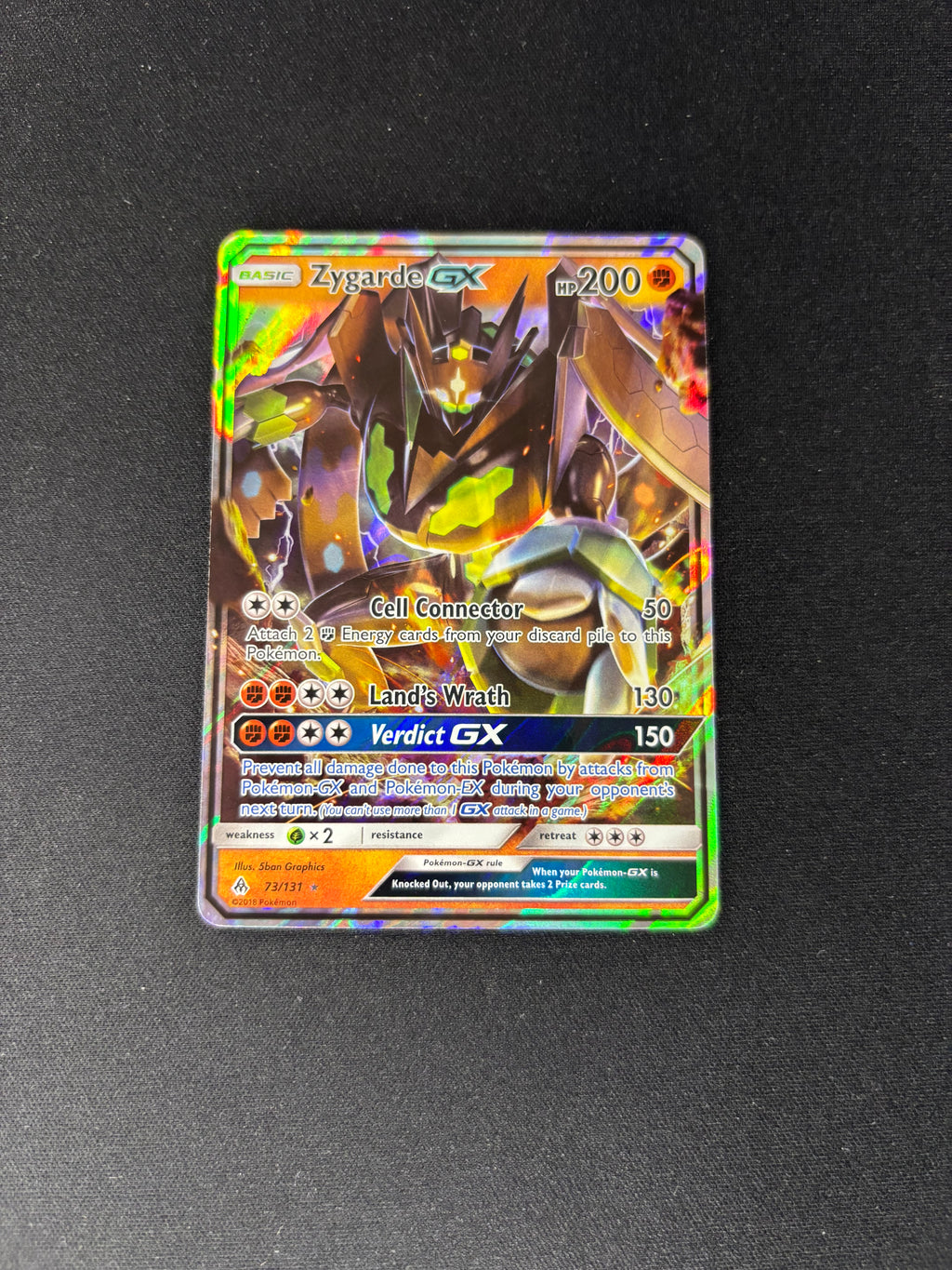Zygarde GX – Forbidden Light – #73 – NM