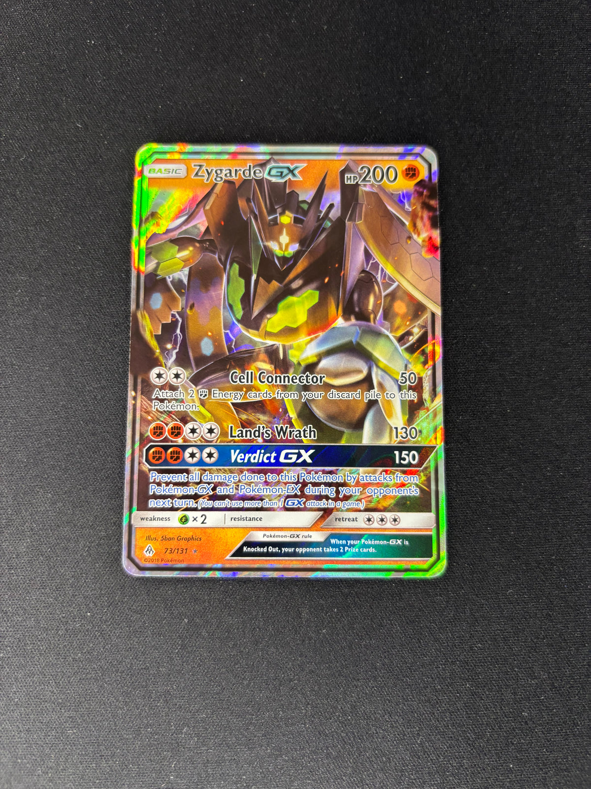 Zygarde GX – Forbidden Light – #73 – NM