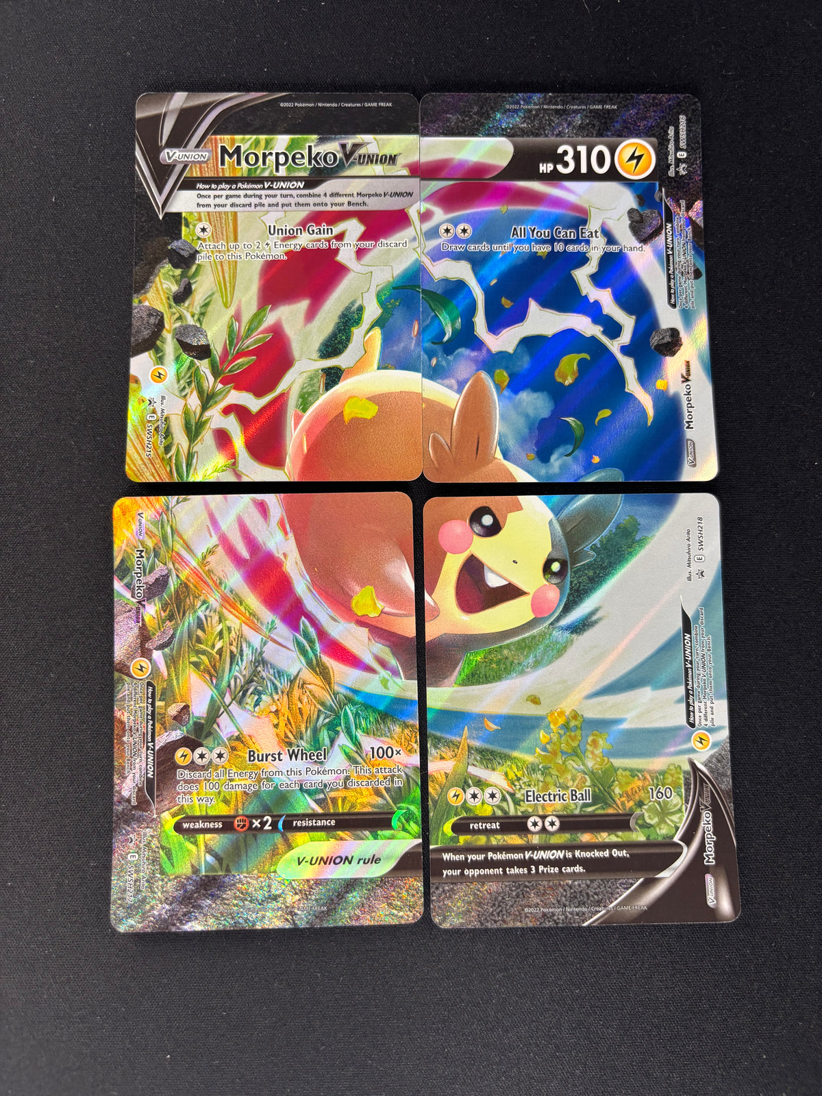 Morpeko V[Set of 4] – Sword & Shield Promo – #SWSH218 – NM