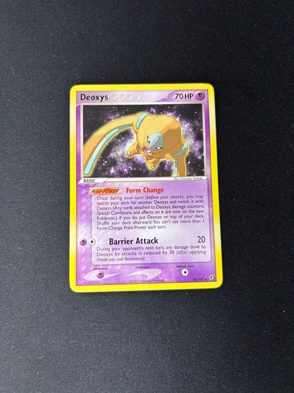 Deoxys – EX Deoxys – Defense Forme – #18 – NM