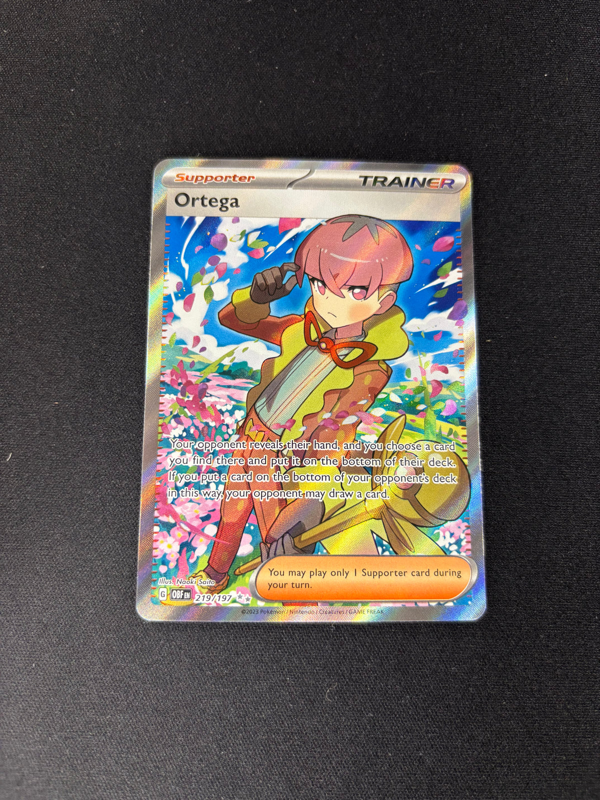 Ortega – Obsidian Flames – #219/197 – NM