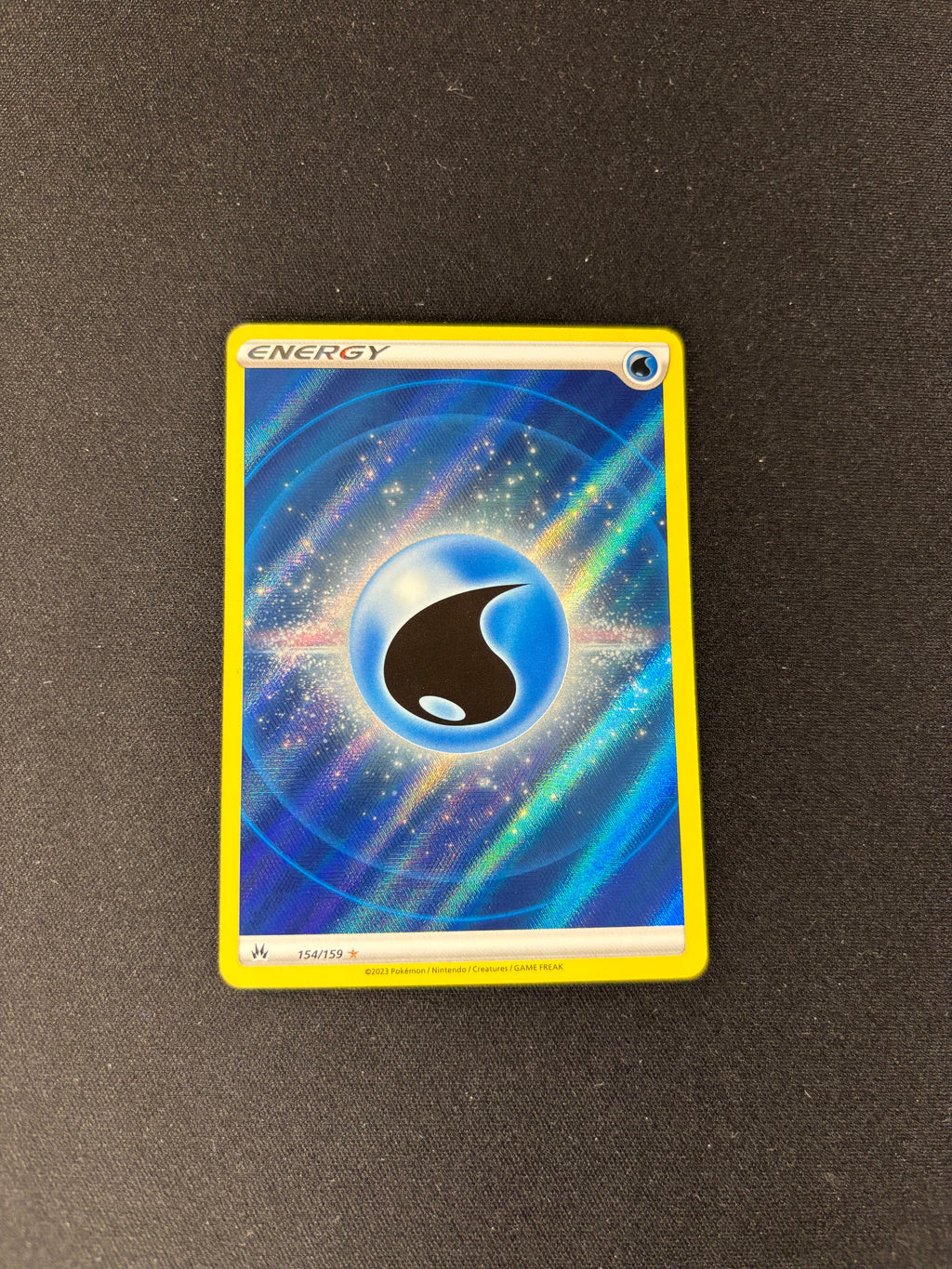 Water Energy – Crown Zenith – Texture Full Art – #154/159 – NM