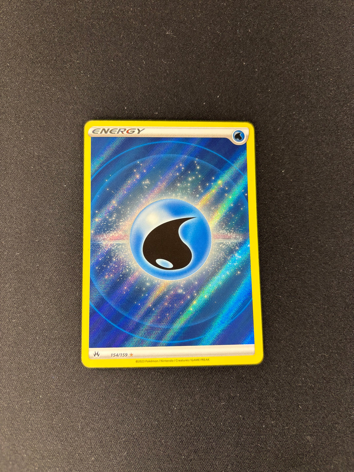 Water Energy – Crown Zenith – Texture Full Art – #154/159 – NM