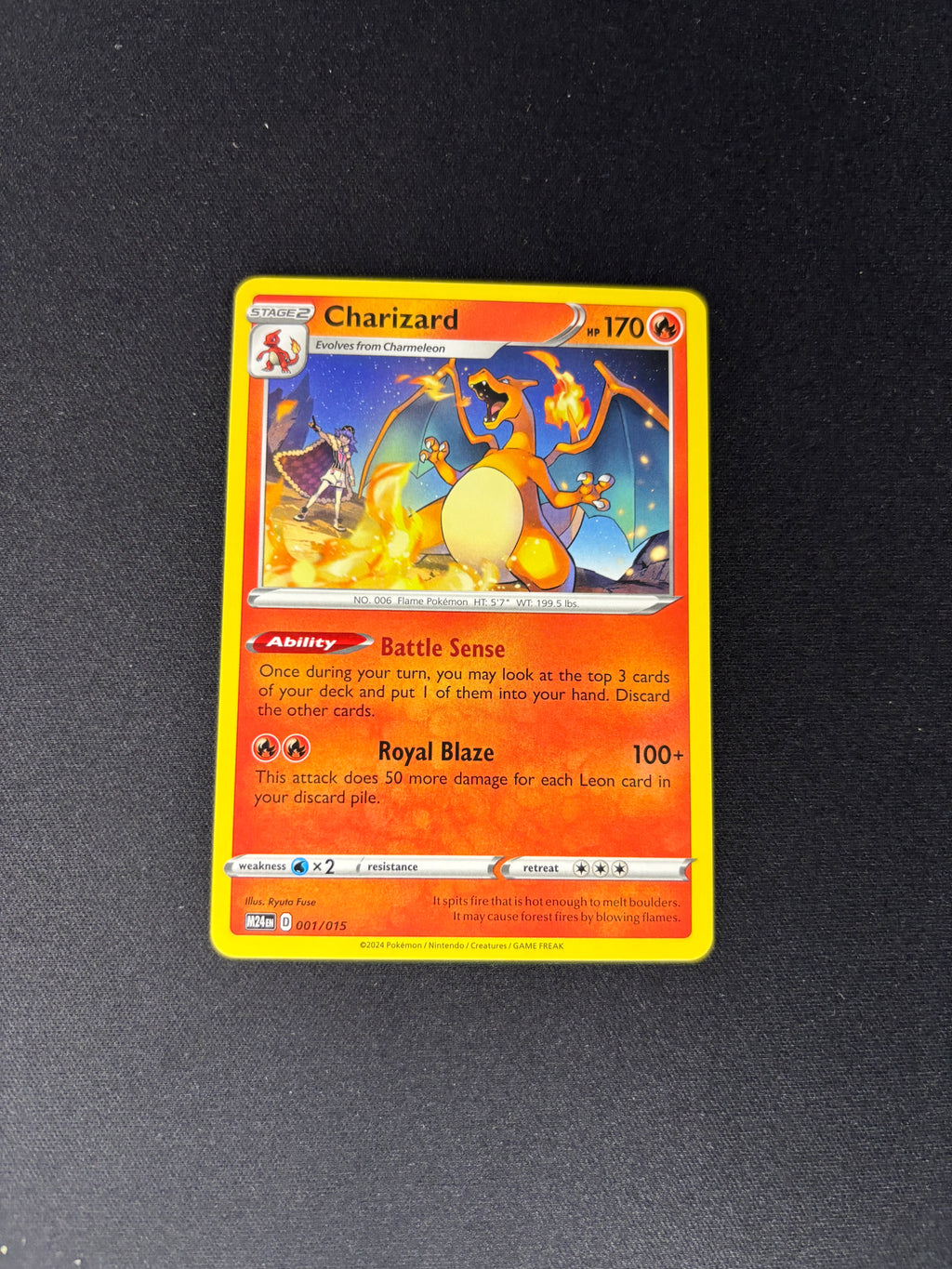Charizard – McDonald's Promos 2024 – #001/015 – NM