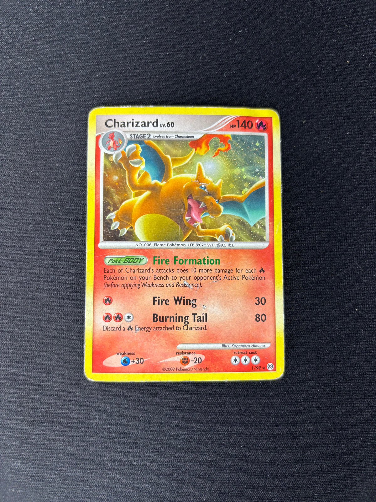Charizard – Platinum Arceus – #1/99 – DMG