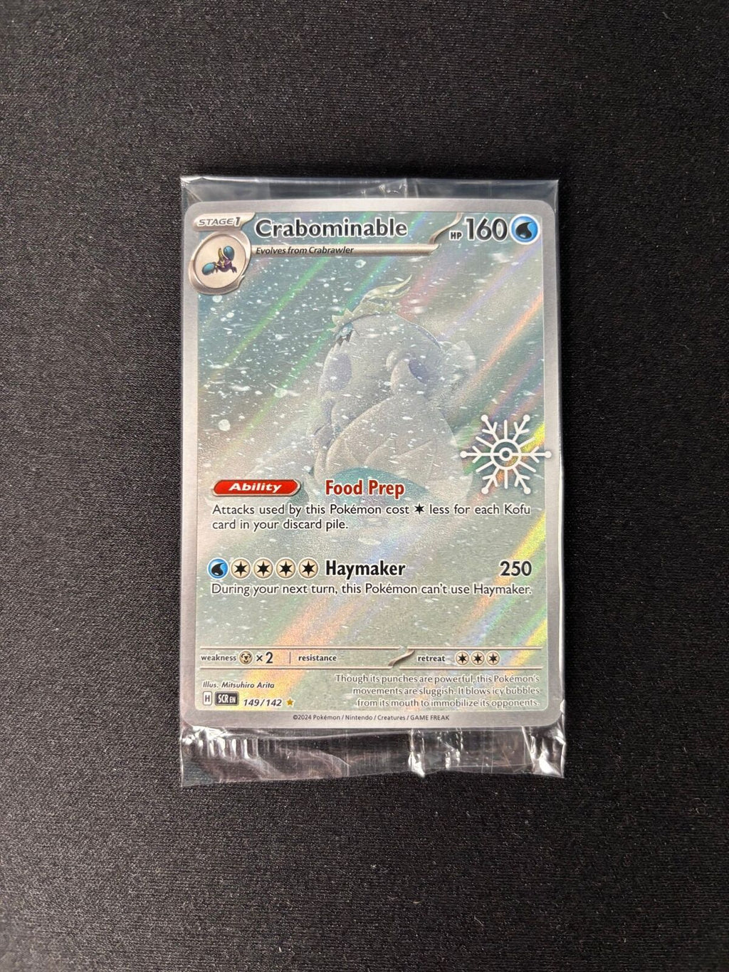 Crabominable – 2025 Holiday Calendar Promo – #149 – Sealed