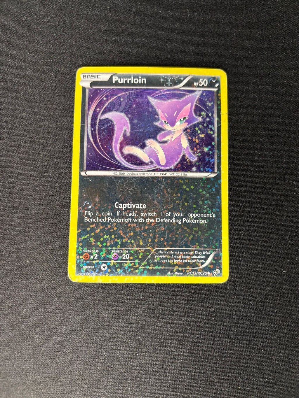 Purrloin – Legendary Treasures: Radiant Collections – #RC13/RC25 – HP