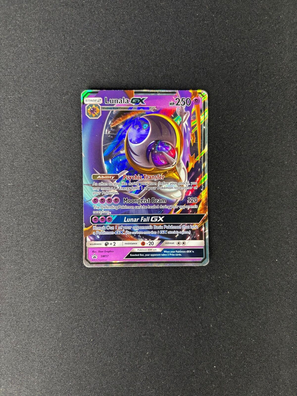 Lunala GX – Sun & Moon Promo – #SM17 – HP