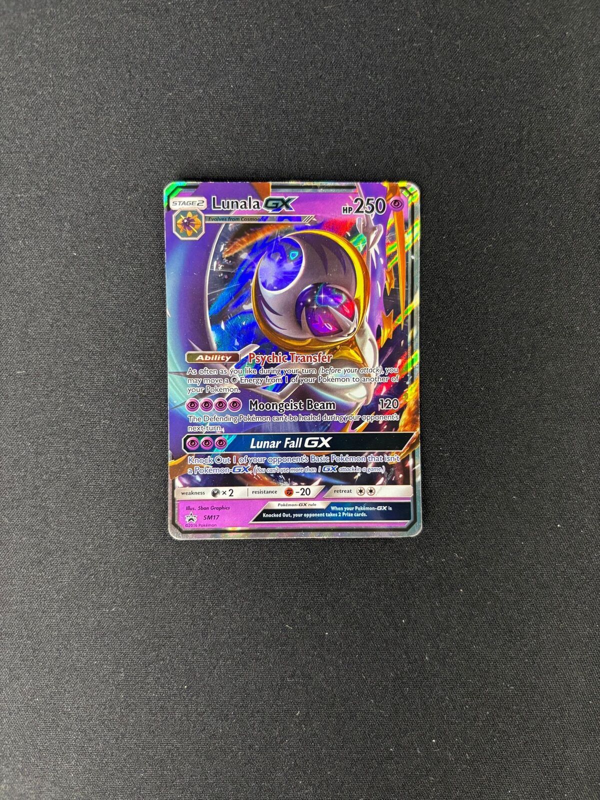 Lunala GX – Sun & Moon Promo – #SM17 – HP