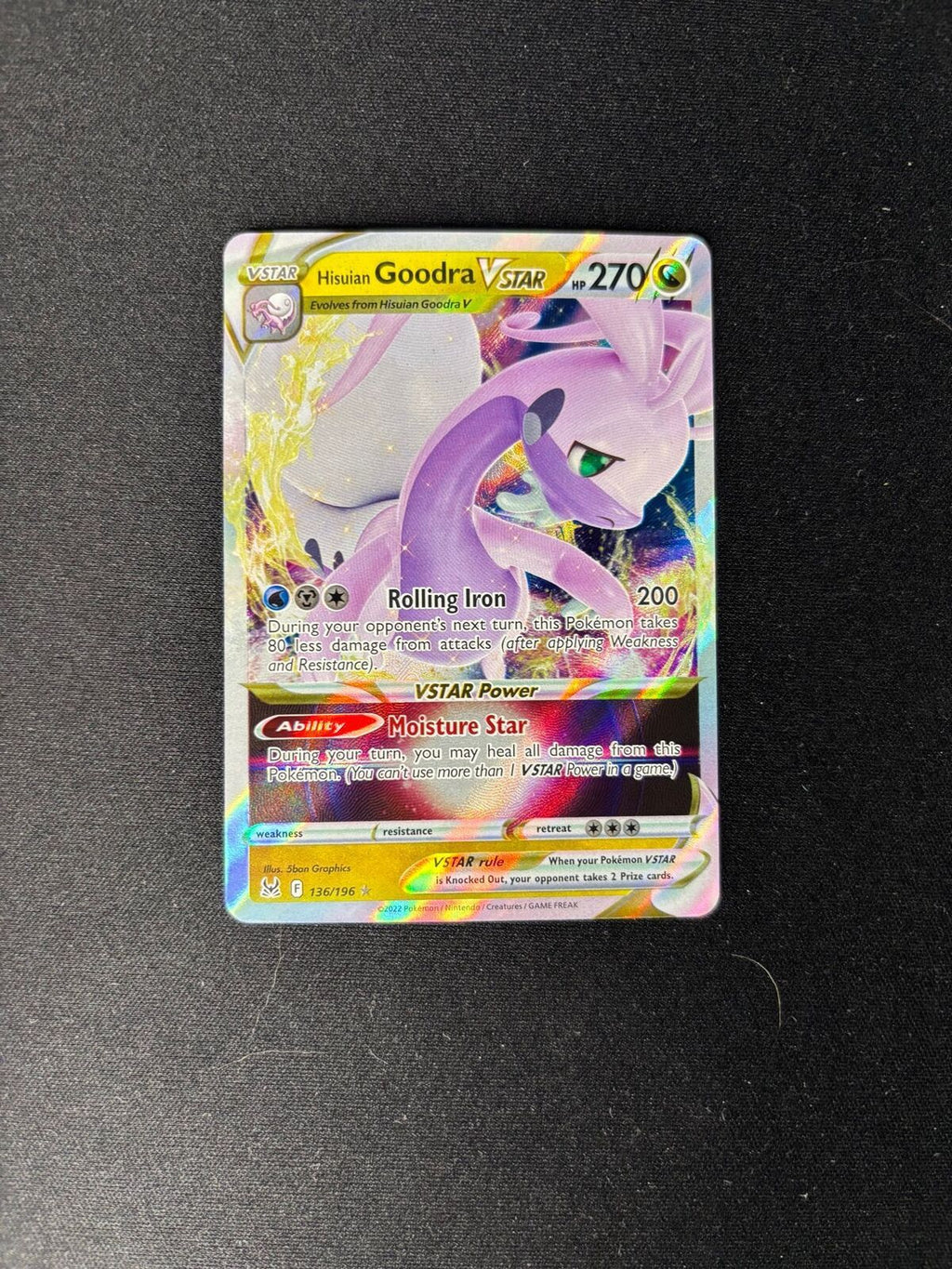 Hisuian Goodra VSTAR – Lost Origin – #136/196 – NM