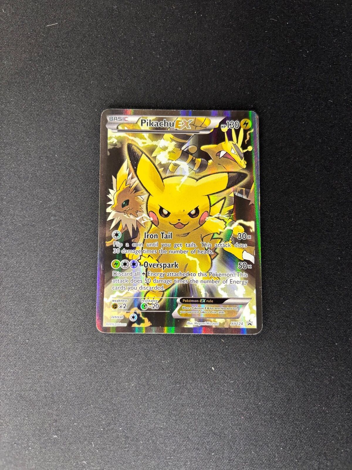 Pikachu EX – XY Promos – #XY124 – MP