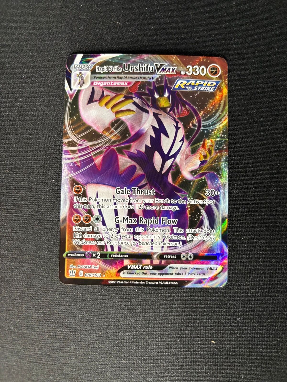 Rapid Strike Urshifu VMAX – Battle Styles – #088/163 – NM