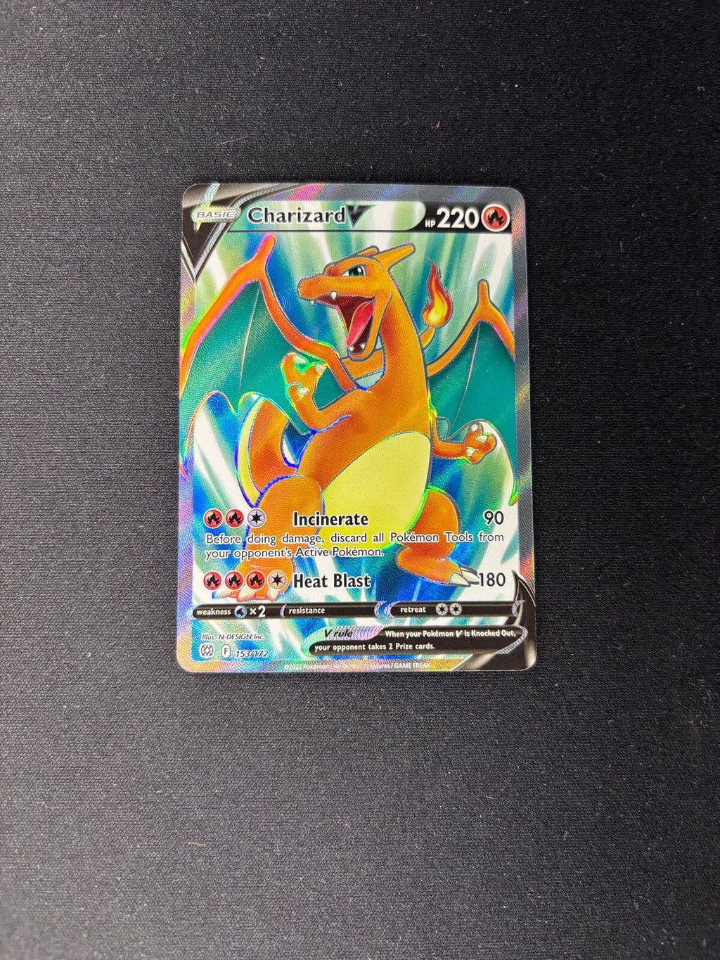 Charizard V – Brilliant Stars – Full Art – #153/172 – NM