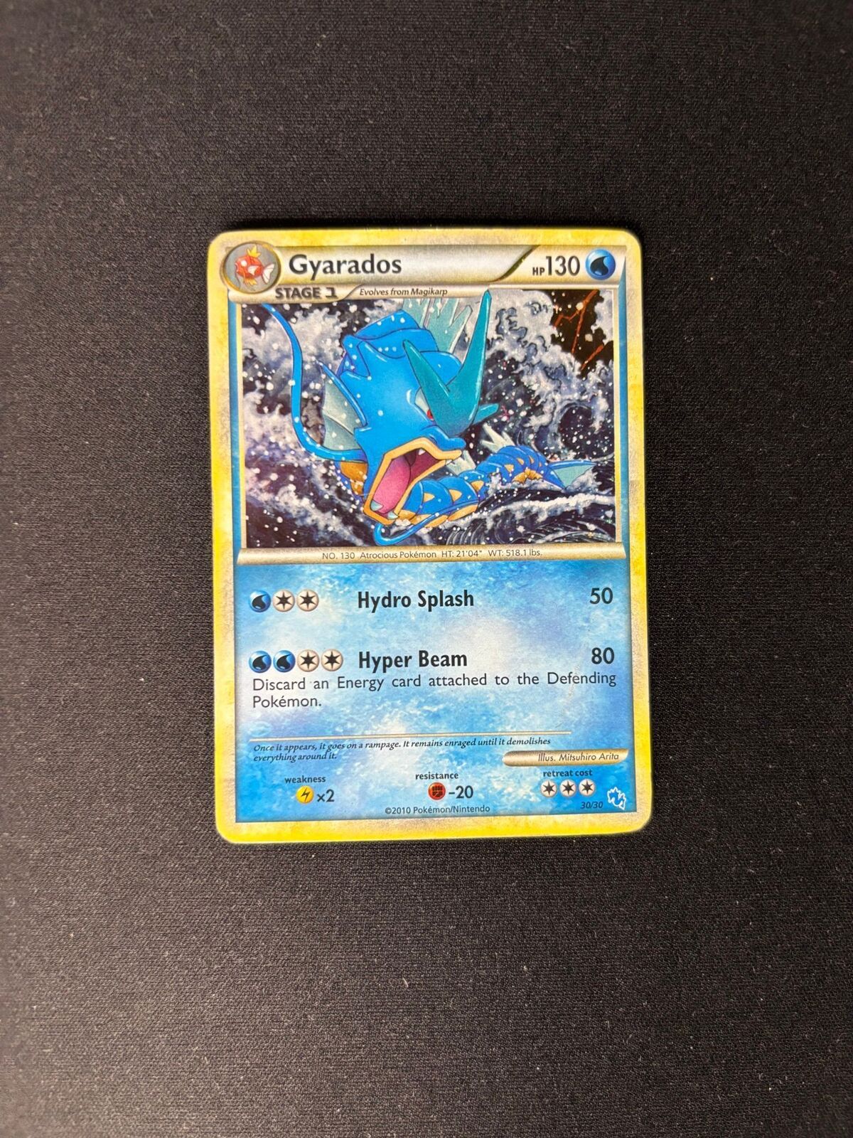 Gyarados – HGSS Trainer Kit: Gyarados & Raichu – #30/30 – HP