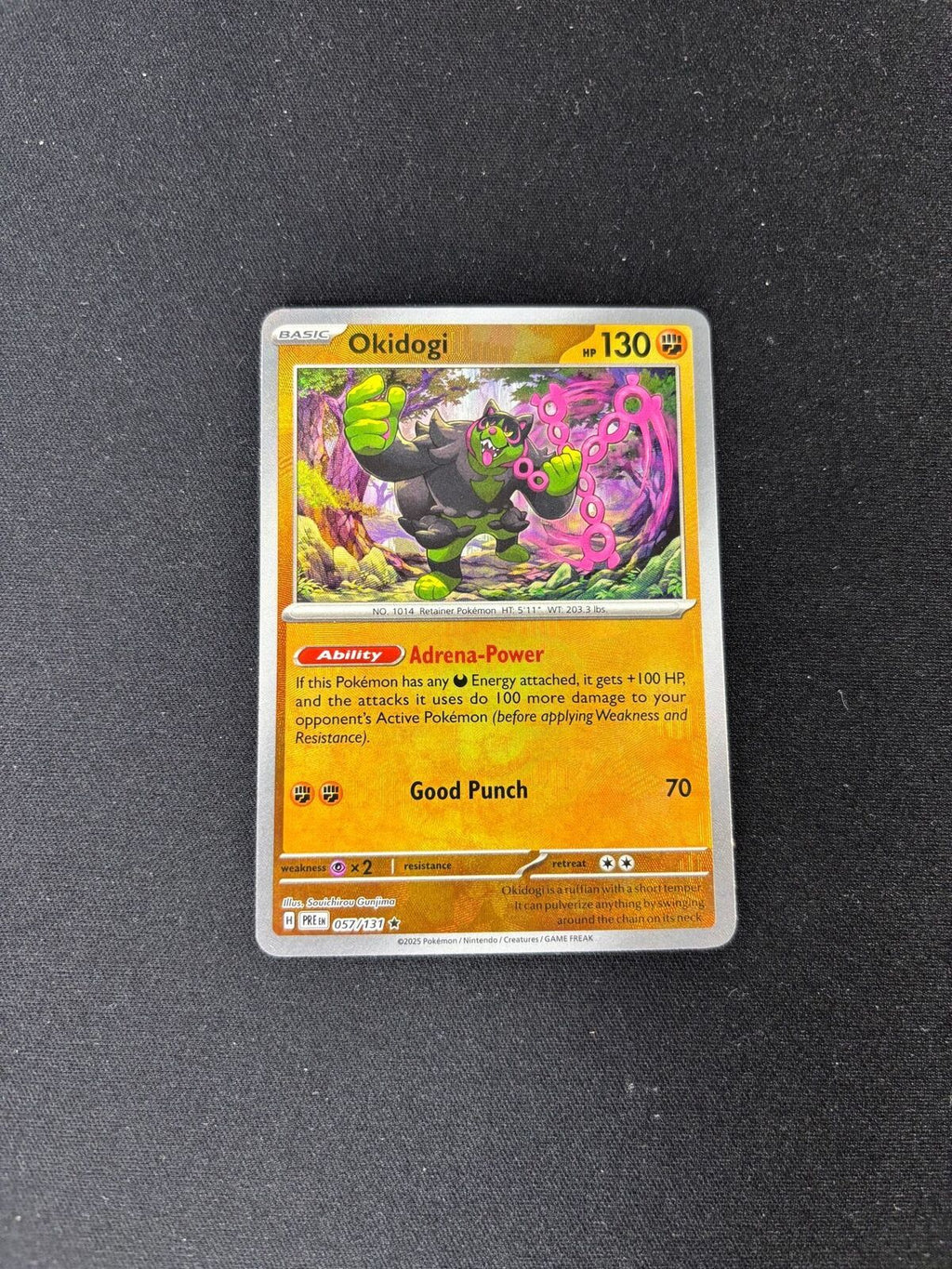 Okidogi – Prismatic Evolutions – Master Ball Pattern – #057/131 – NM