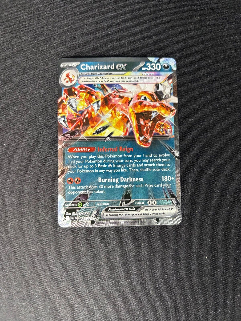 Charizard ex – Paldean Fates – #054/091 – NM