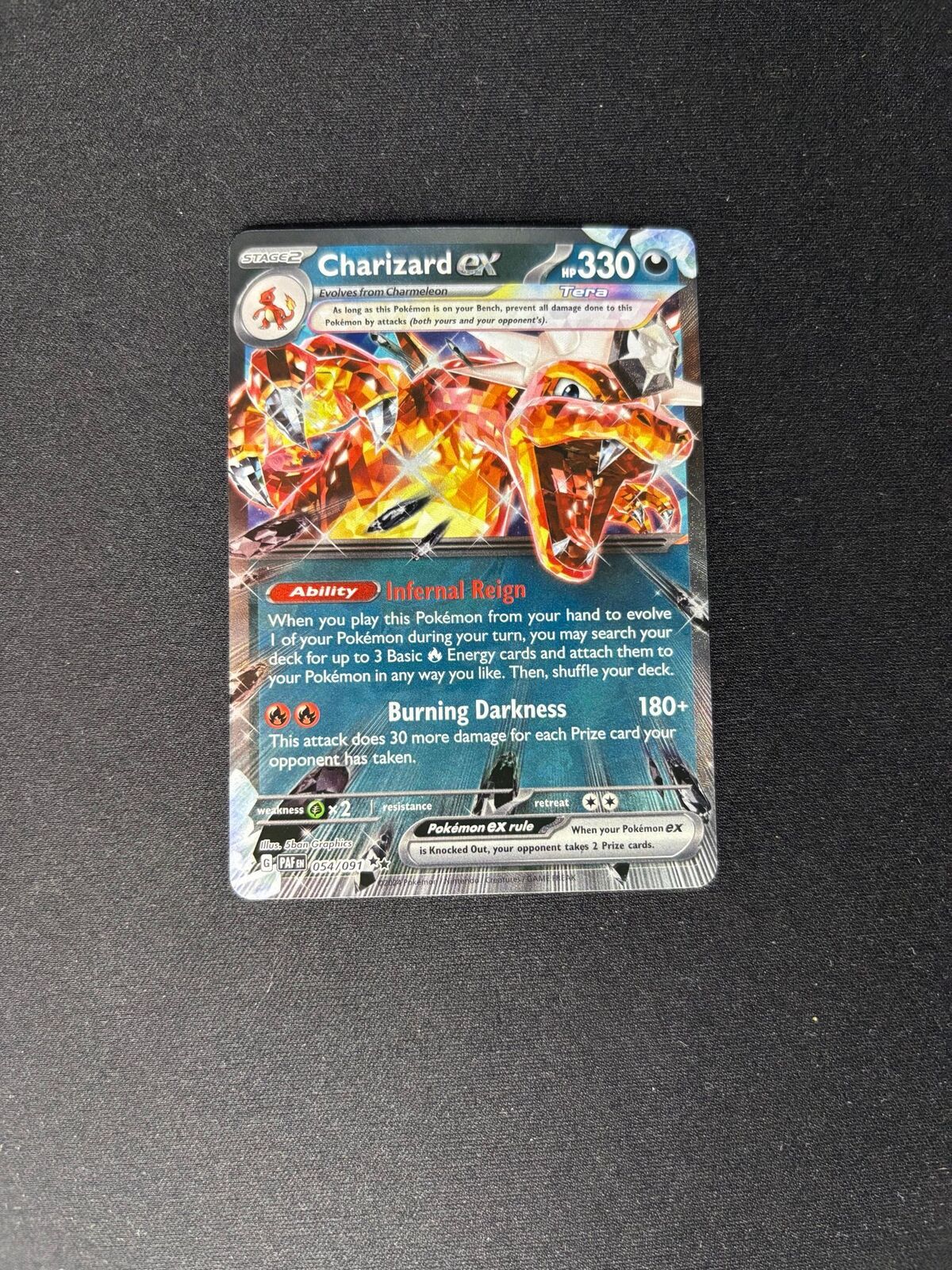 Charizard ex – Paldean Fates – #054/091 – NM