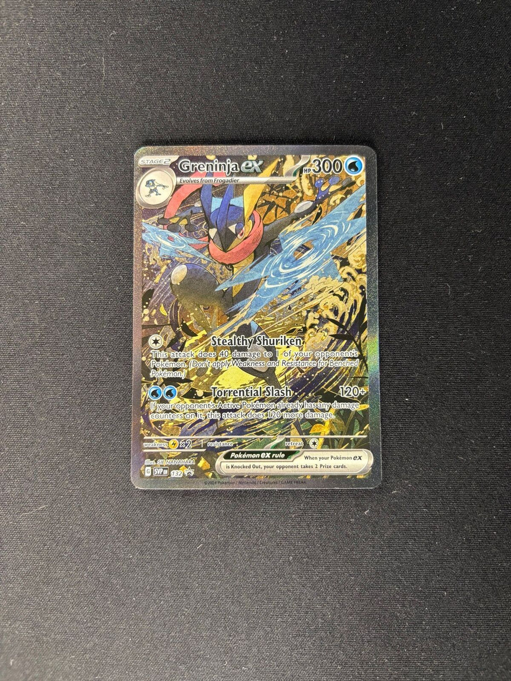 Greninja ex – Scarlet & Violet Promo – #132 – NM