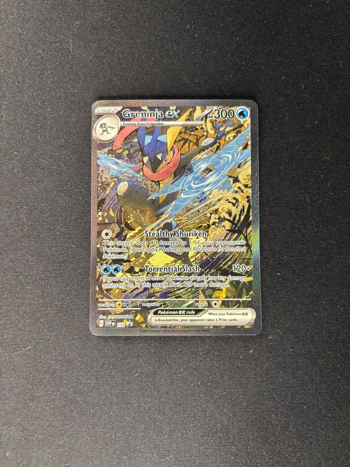 Greninja ex – Scarlet & Violet Promo – #132 – NM