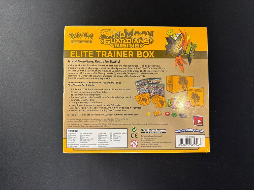 Guardians Rising – Elite Trainer Box (ETB) – Sealed – Small Tears (See Pics)