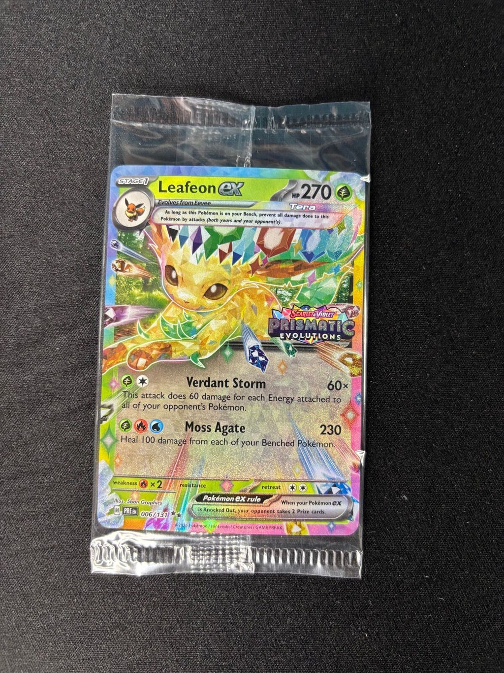 Leafeon ex – Prismatic Evolutions Promo – #006/131 – Sealed