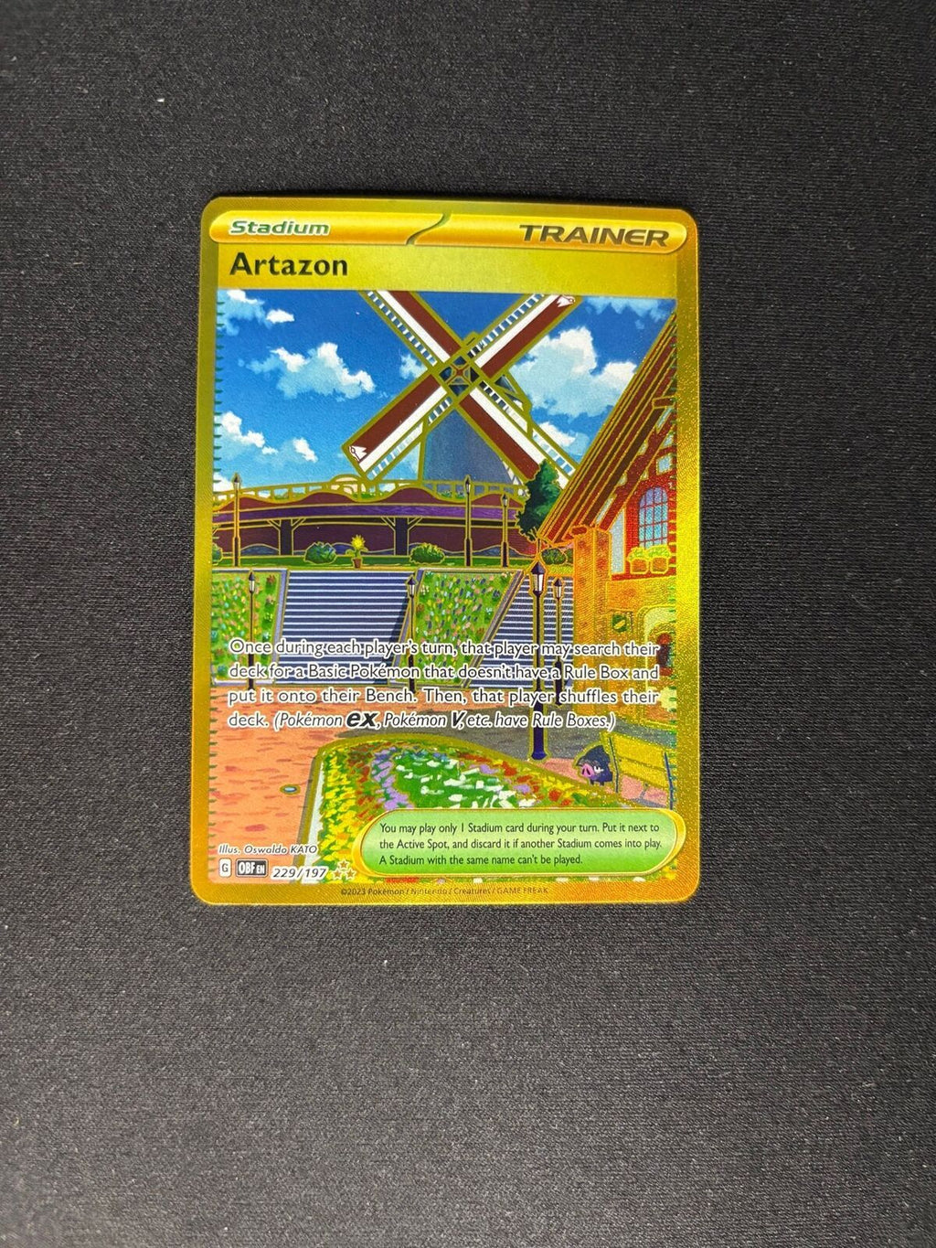 Artazon – Obsidian Flames – Hyper Rare – #229/197 – NM