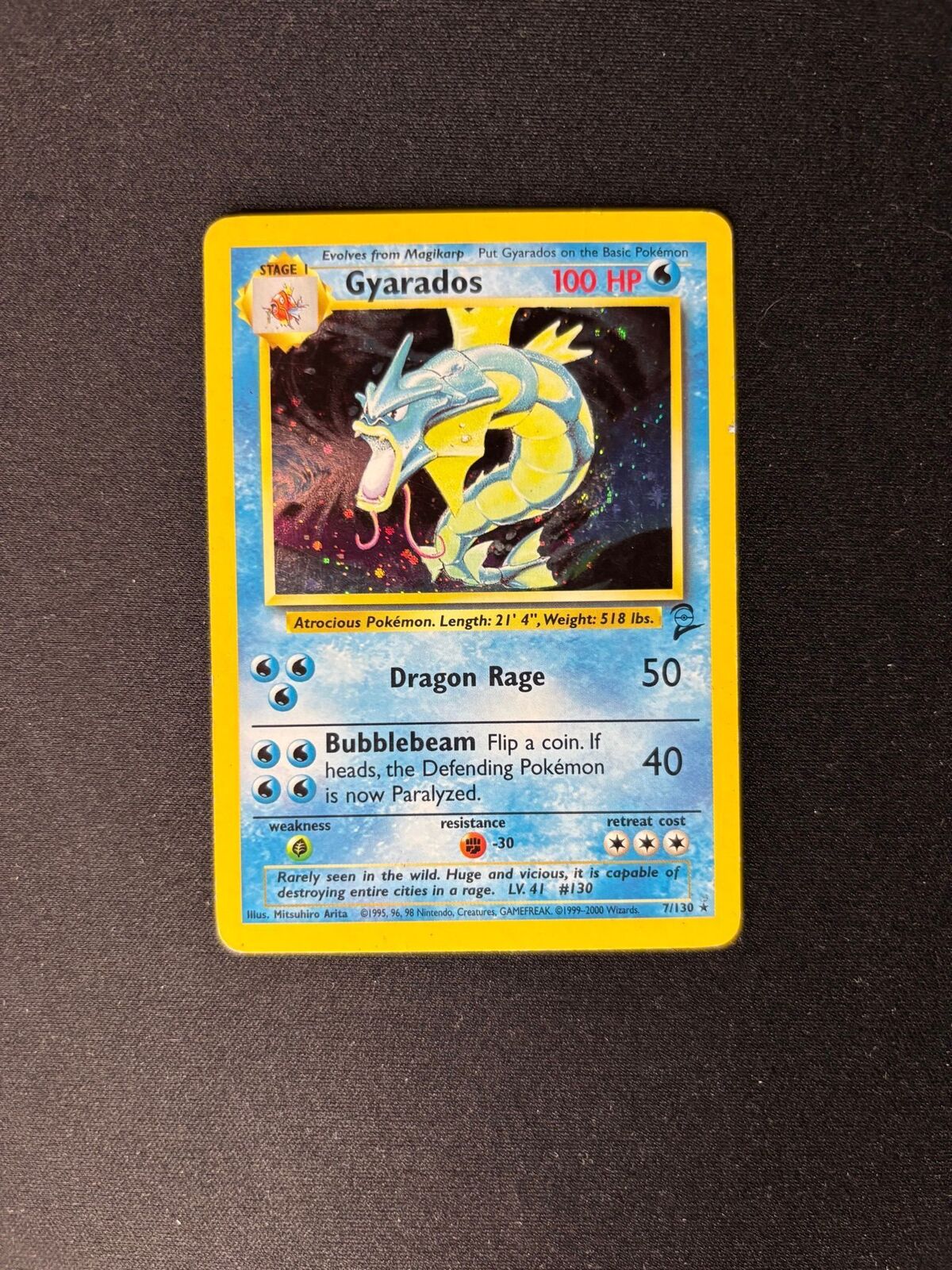 Gyarados – Base Set 2 – #7/130 – MP